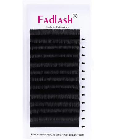 Fadlash Easy Fan D Curl 0.07 18mm Single Lashes - Natural Look Self Fanning Eye Lashes - Russian Eyelash Extensions - 18mm 0.07-D - Buy Online on GoSupps.com