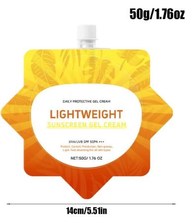 Duqulle Daily Sun Protection for Women Moisturizing Facial Sunblock Cream Lotion 50g Nongreasy Makeup Fixer for Sports - Buy Online on GoSupps.com