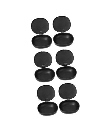 Lurrose 6 STK storage SBOX for menstruation cups storage holder for menstrual cups period cup storage box carrying bag plastic silicone cover travel women