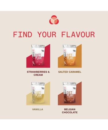 PhD Nutrition Diet Plant Vegan Protein Powder Plant Based Strawberries and Cream 19g of Plant Protein 20 Servings Per 500g Bag Strawberry and Cream 500 g - Buy Online on GoSupps.com