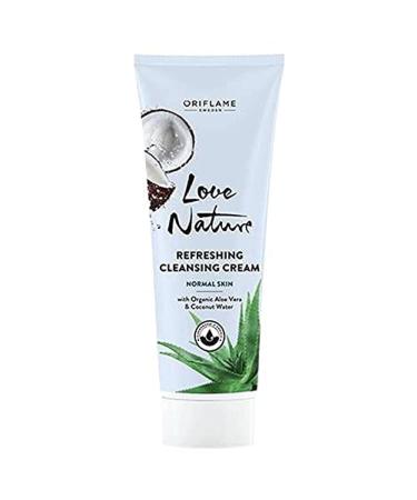 Oriflame Sweden Love Nature Refreshing Cleansing Cream with Organic Aloe Vera & Coconut Water (125 ml)