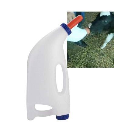 Redxiao  Plastic Calf Milk Bottle  4L Nursing Milk Feeder Calf Feeding Milk Bottle with Handle for Calf Cattle
