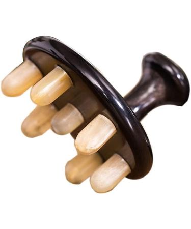 Dipiso massage tools massage rolls massage tab massage tool massage horn comb head meridian bar large sidewalks scratch massager 6x5cm multicolor