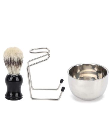 Premium Shaving Tool Set | Men's Brush & Stainless Steel Bowl Holder | Perfect Daily Shave - Buy Online on GoSupps.com