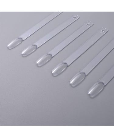 BNG 100-Piece Nail Display Palette - Transparent Nail Tips Sticks with Ring | Salon Exercise Tool & Fan-Shaped Gel Paint Color Card - Buy Online on GoSupps.com