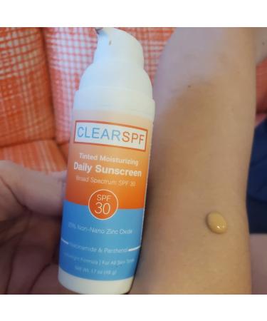 ClearSPF Daily Tinted Moisturizing Sunscreen - Broad Spectrum SPF 30 Lightweight & Hydrating - Exp 03/2025 - International Shipping Available - Buy Online on GoSupps.com