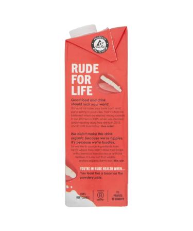 Rude Health Organic Hazelnut Drink 1000ml - Dairy-Free Gluten-Free & Vegan | International Shipping Available - Buy Online on GoSupps.com