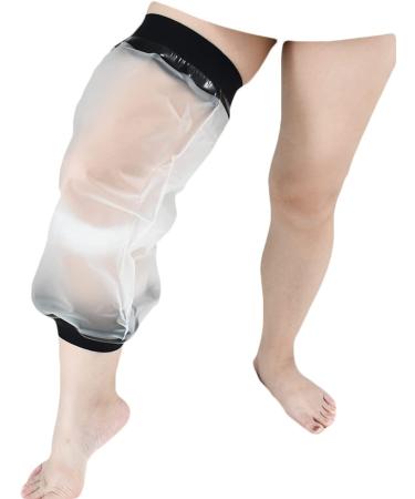 Waterproof Large Knee Cast Cover for Shower - Protector for Surgery, Wound, Burns - Reusable & Upgraded Design - Adult Size - Buy Online on GoSupps.com