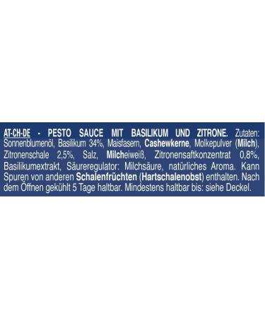 Italian Gourmet E.R. Barilla Basil and Lemon Pesto 6-pack of gluten-free Italian pasta sauces with a hint of lime/lemon and basil pasta sauce green pesto + gourmet Italian polpa 40g - Buy Online on GoSupps.com