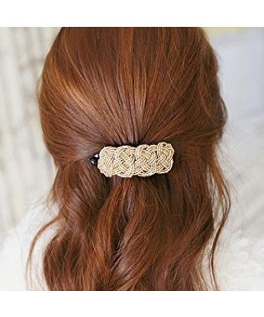 Meilliwish Noble Lady Dark Blue Hair Clip Ponytail Holder - 1 Piece for Stylish Girls | International Shipping Available - Buy Online on GoSupps.com