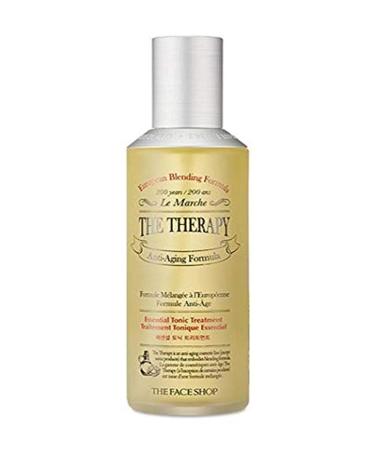 THE FACE SHOP The Therapy Essential tonic Treatment | Toner & Treatment & Emulsion All-In-1 for Skin Texture Smooth & Effective Hydration | Anti-Aging Moisture Formula 5.07 Fl Oz