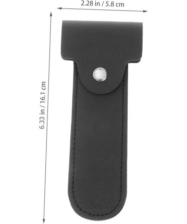 Frcolor PU Leather Razor Protective Cover & Travel Case | Double-Edged Shaving Bag for Safe Hair Removal - Buy Online on GoSupps.com