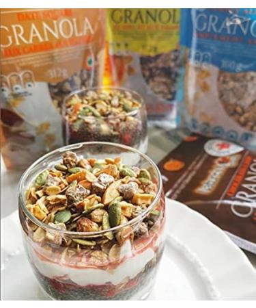 Nature's Mix Date Square Granola - Made with Local Canadian Honey - Vegetarian and Kosher Certified Date Square Granola 312 Grams White 312 g (Pack of 1) - Buy Online on GoSupps.com