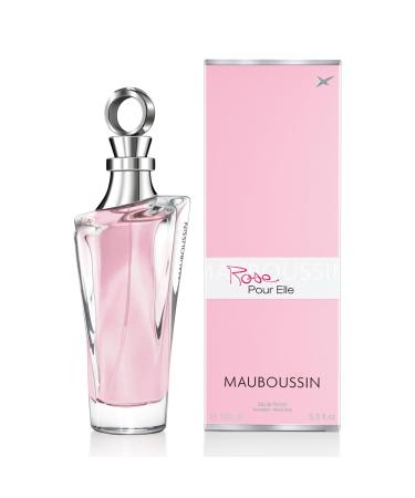 Mauboussin - Rose Pour Elle 100ml (3.3 Fl Oz) - Eau de Parfum for Women - Floral Fruity & Fresh Scents 3.4 Ounce (Pack of 1)