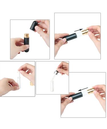 Empty Aluminum Essential Oil Nasal Inhaler Tubes - Refillable Portable DIY - Set of 10 Elegant Colors - Buy Online on GoSupps.com