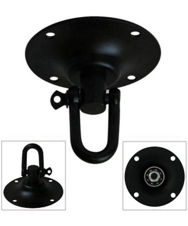 Professional Heavy Bag Hangers - Multi-Direction Swivel Ceiling Hook for Wood Beam - Black - Buy Online on GoSupps.com