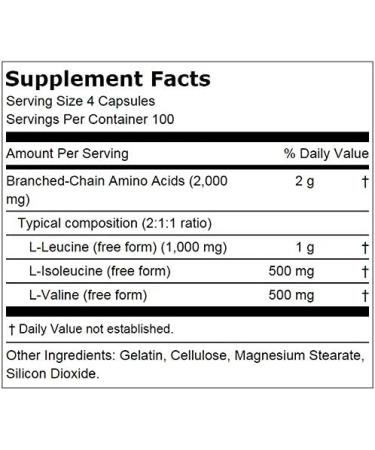 Buy Fitness Labs BCAAFit 2000 - Branched Chain Amino Acids for Muscle Growth & Recovery | 400 Capsules - International Shipping Available - Buy Online on GoSupps.com