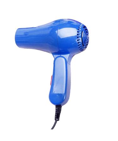 ADITAM 1000Watt Compact Hair Dryer with Folding Handle Folding Hair Dryer Mini Travel Portable Hairdressing Small Power Appliance/Blue Double The Comfort
