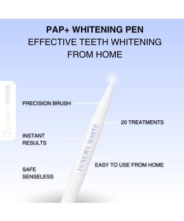PAP+ Whitening Pen - Achieve White Teeth in 15 Minutes | 100% Safe No Peroxide Luxury Whitening  - Buy Online on GoSupps.com
