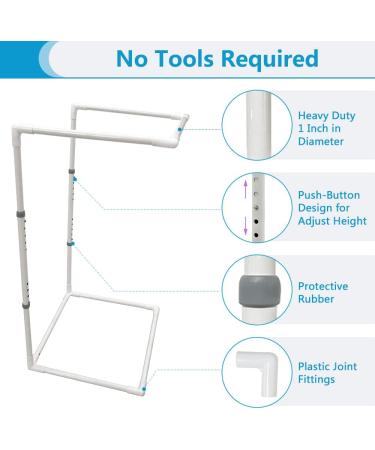 Blanket Lifter for Feet Bed Sheet Lift Foot Cradle Hospital Bed Toe Tent Blanket Support 26"-34" Adjustable Holder Bar Ankle Leg Knee Surgery Recovery Supplies - Buy Online on GoSupps.com
