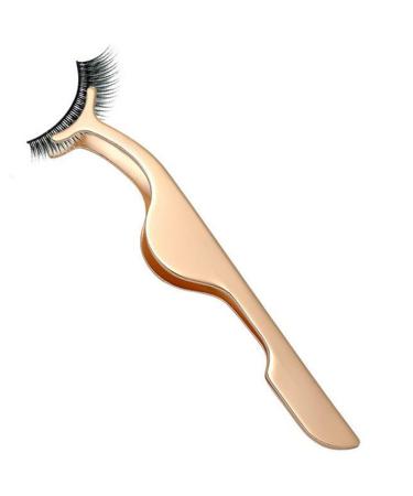 JUNGEN Artificial Eyelashes False Eyelash Curler Eyelash Clip False Eyelash Applicator/Remover Tweezers Clip Rose Gold (Style 2) - Buy Online on GoSupps.com