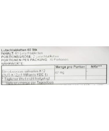 Now Foods OralBiotic Blis K12 Lozenges - Promotes Healthy Oral Bacteria - 60 Count - Buy Online on GoSupps.com