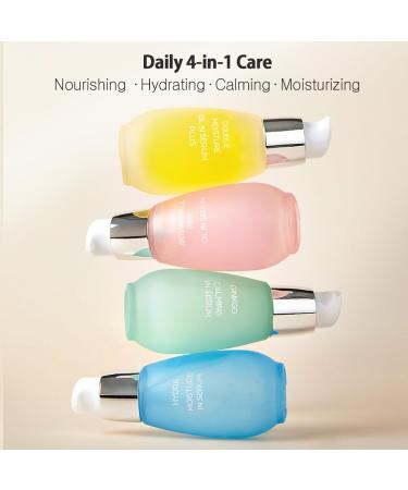 CHARMZONE Oil-in-Serum 4-Solution Set (1.01 fl.oz / 30ml x 4) Double Moisture Anti-Wrinkle Pink Ginkgo Calming Hydra Moisture Serums for Face - Buy Online on GoSupps.com