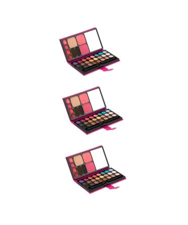 FOMIYES Eye Shadow Palettes 3pcs 33 Eye Shadow Makeup Palette Eyeshadow Powder Eyeshadow Matt Eyeshadow Palette Purse Matte