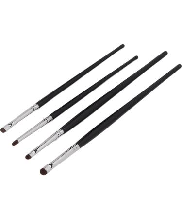 Eye Shadow Brush Kit Easy Apply Comfortable Grip Ergonomic Handle Detail Makeup Brush Kit 4pcs Moderate Texture Soft Hair for Home Use - Buy Online on GoSupps.com