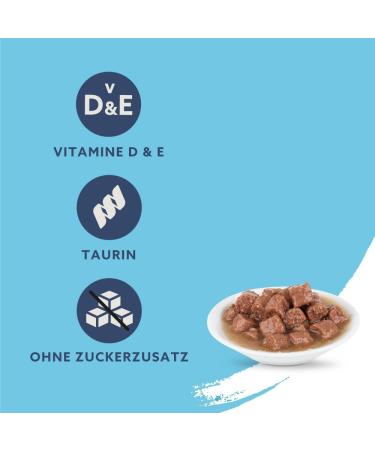 Buy Amazon Wet Cat Food Bites with Beef in Sauce - 415g (1-Pack) | International Shipping Available - Buy Online on GoSupps.com