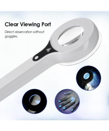 Woods Lamp Skin Analyzer Professional UV Magnifying Analyzer for Skin Diagnosis Facial Salon Beauty Analyzer Lamp One-key Operation for Analyzing Skin and Non-Destructive Testing - Buy Online on GoSupps.com