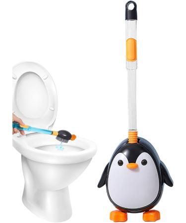 Shakven Toilet Bowl Brush Holder Set | Wall Mounted Sink Stain Cleaning Brush - Toilet Cleaning Brush and Holder Set with Refillable Handle Dispenser Black - Buy Online on GoSupps.com