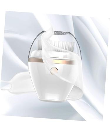 POPETPOP Electric Facial Cleanser Charging Facial Brush Face Cleaning Tool Washing Brush Portable Facial Brush Face Washing Equipment Scrub Brush Girl Detergent Abs Plastic White - Buy Online on GoSupps.com