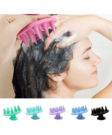 Silicone Scalp Massager & Shampoo Brush - Portable Scalp Massage Tool for Healthier Hair | International Shipping - Buy Online on GoSupps.com