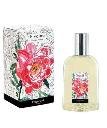 Fragonard Pivoine 100 ml Eau de Toilette Top notes redcurrant rhubarb and mock orange Heart notes peonies pink red and white jasmine mimosa Base notes iris musk and amber 1 Count (Pack of 1)