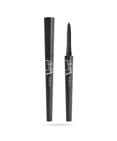 Pupa Milano Vamp! Waterproof 2 in 1 Eye Pencil - 101 Rockstar Grey For Women 0.12 oz Eye Pencil Rockstar Grey 1 unit (Lot de 1)