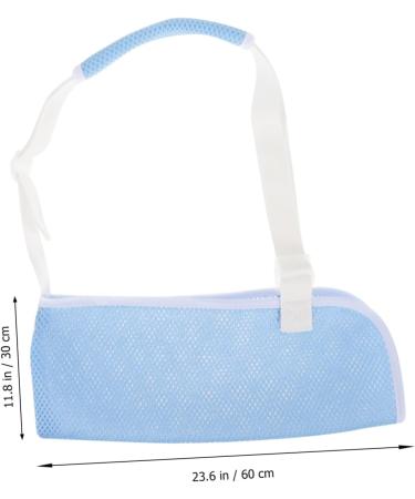 PLAFOPE Children's Arm Sling Shoulder Immobilizer Arm Sling Sling Elbow Sling Arm Brace Net 60X30CM Sky-blue - Buy Online on GoSupps.com
