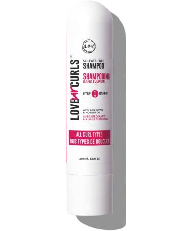 Love Ur Curls LUS Brands Shampoo for Curly  Wavy  Kinky-Coily Hair  8.5 oz - Sulfate-Free Gentle  Moisturizing Shampoo - Hair Care Products for Soft  Smooth Curl Definition 8.5 Fl Oz (Pack of 1)