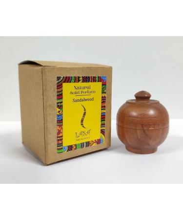 ANANYA FASHION & CRAFTS HUB Sandalwood Natural Solid Perfume Beeswax Long Lasting Body Fragrance Balm Solid State Eau De Perfum in Wooden Jar 6 gm - Buy Online on GoSupps.com