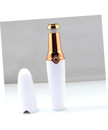 BATHVEVE 1 Piece Womens Hair Remover Durable Eyebrow Trimmer Lightweight Ergonomic White Suitable for Face Lips Chin Cheeks - Buy Online on GoSupps.com