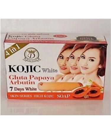 KOJIC White Soap with Gluta Papaya and Arbutin 4 in 1 160 g - Buy Online on GoSupps.com