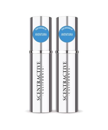 CA Perfume Impression of Aventura For Men Replica Version Fragrance Dupes Concentrated Long Lasting Eau de Parfum Spray Refillable Atomizer Bottle 0.17 Fl Oz/5ml-X2 CRT AVENTURA IMPRESSION 0.34 Fl Oz (Pack of 1)