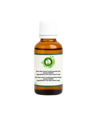 R V Essential Pure Bay Laurel Leaf Essential Oil 30ml (1.01oz)- Laurus Nobilis (100% Pure and Natural Therapeutic Grade) Bay Laurel Leaf 1.01 Fl Oz (Pack of 1)