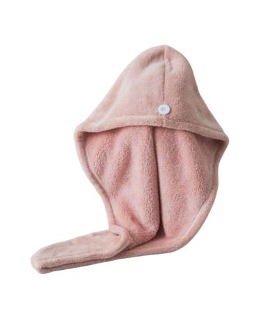 Wanbeauty Hair -drying shower hood turban bath towel head wrapper soft microfiber superabsorbing reduce the hair drying time for women drastically red