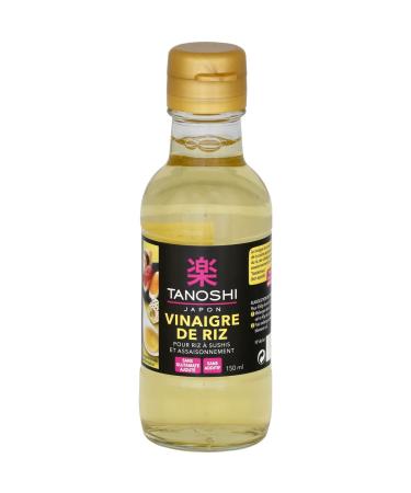 TANOSHI Rice Vinegar for Sushi Rice and Seasoning Bottle 150ml (Pack of 3)