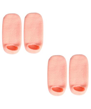 Beavorty 2 Pairs Dead Skin Socks Features Socks for Women Women s Socks Foot spa Socks Moisture Socks Heel Sleeve Women Socks for Women Cracked Heels Guard Cosmetic Miss Repair Socks
