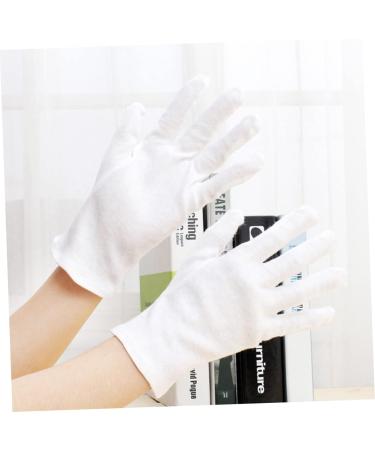 ULTECHNOVO 24 Pairs Cotton Gloves Spa Gloves Dry Hands Gloves The Ove Glove Moisturizing Hand Gloves Hair Salon Gloves Industrial Gloves Lab Glove Gloves Hair Coloring Protection White Work - Buy Online on GoSupps.com