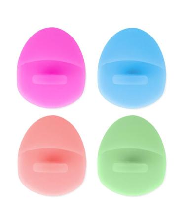 Silicone Face Cleansing Brush Massager - Exfoliator Scrubber Tool in Sky Blue | Manual Face Washing Solution - Buy Online on GoSupps.com