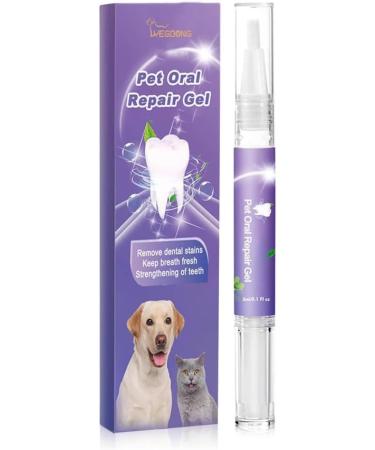 Mzshne Oral Repair Gel for Pet Eliminate Bad Breath Freshening Oral Gel for Teeth Cleaning Tool - Buy Online on GoSupps.com