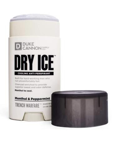 Duke Cannon Supply Co. Dry Ice Cooling Anti-perspirant for Men, 2.6 Oz - Peppermint & Menthol Eucalyptus